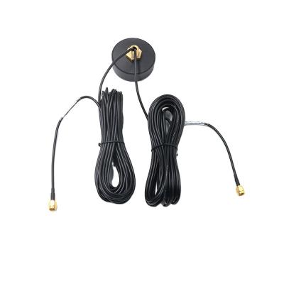 China 3m RG174 Combo GPS GSM-antenne met cellulaire en SMA-male kabel Te koop