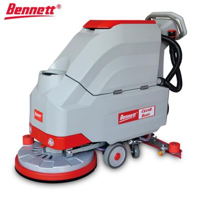 China Hotels C510B Hand-push Basic Battery Powered Automatic Floor Cleaning Machine for sale