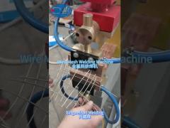 Welding metal wire meshes with spot and projection welding machine