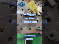 Welding stainless tube with laser welding mchine