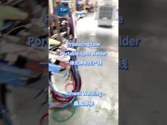 Busy production line of portable spot welding machine