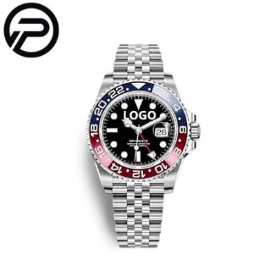 China Factory 40mm904 Factory 40mm904 Dive Watch NOOB Auto Date GMT Sapphire Steel Mirror High End Dive Ceramic Bezel 126710 Series Rollexables Watch for sale