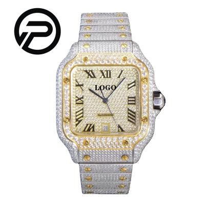 China Automatic Date Luxury Brand 39.8MM Mechanical Watch 2824 Icy QuickSwitch WSSA0013 Two Movement Color VVS Gypsophila Diamond Watch for sale