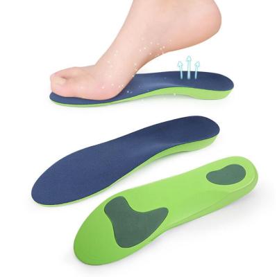 China Skin Friendly Shock Absorption Fasciitis Relief EVA Sports Arch Support Orthotic Plantar Insole Flat Foot Friendly for sale