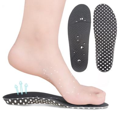 China 2020 New EVA Arch Support Plantar Acupoint Massager 10 Pcs Plantar Magnets Plantar Acupoint Therapy Friendly Magnetic Therapy Insole for sale