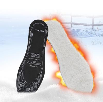 China Winter Latex Wool Soft Warm Thickening Breath Absorbing Sweat Absorbing Breathing Cushioning Insole Warm Warm Soft Unisex Use Friendly For Snow Boots for sale