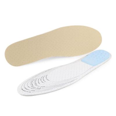 China Skin friendly warm comfort to ventilate 1 cm unisex sweat absorbing shock absorption waist increase sports latex foam insoles unisex for sale