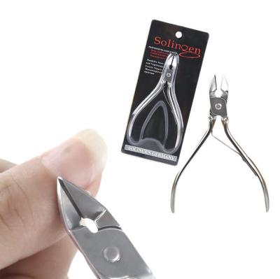 China Clear Instruments Toe Nail Nippers Cutters, 1 PC Metal Olecranon Stainless Steel Ingrowing Pedicure Nail Forceps for sale