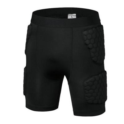 China Skin Friendly Equipment Basketball Football Gear Protective Honeycomb Ski Shorts Fitness Friendly Anti-collision Pants for sale