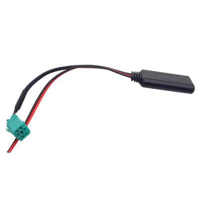 China Bluetooth stereo aux. In Adapter Cable 6pol Connector For Renault Carminat Radio Mobile Phone for sale