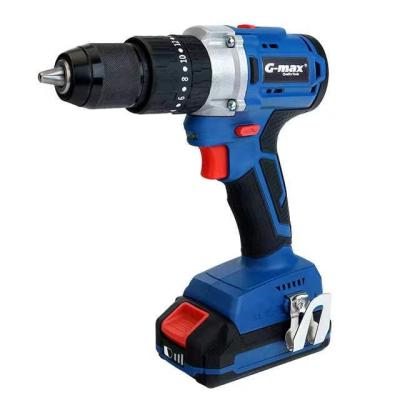 China General Industry High Power Hammer Bit Cordless Screwdriver Lithium Battery Cordless Hole Brushless Impact Set Machine Tools Electric Hand Drill for sale