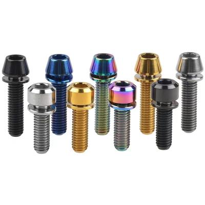 China Motorcycle Custom Length Special Torx Hex Head Anodized Colored M3 M4 M5 M6 M7 M8 M10 Bicycle Motorcycle Titanium Screw for sale