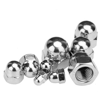 China Heavy Industry A Full Range Of M6 M8 M12 Carbon 304 Stainless Steel 316 Specifications Galvanized Hex Dome Dome Cap Nuts Nut for sale