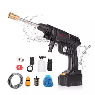 China Hot Sales China-chic New High Pressure Lithium 24V Cordless Car Wash Water Jet Watering With Lower Price for sale