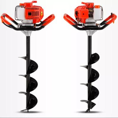 China Heavy duty professional earth auger or tree planting machine or gasoline post single hole digging digger with CE for sale