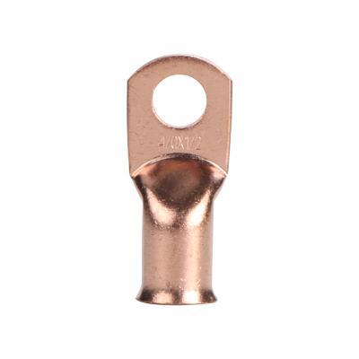 China High quality Copper aluminum bimetallic AWG battery tubular With bell shaped end Copper tube terminals AWG for sale