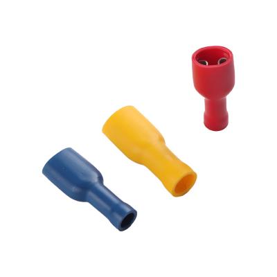 China Cable Terminals Copper electrical lugs Quick Disconnect Connector PVC pipe sleeve PVC insulated terminals Fully insulated plug female terminal for sale