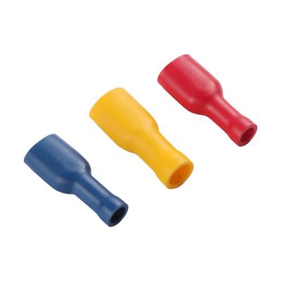 China Internal thread Quick Disconnect Connector Pin female terminal PVC pipe sleeve PVC insulated terminals Fully insulated plug female terminal for sale