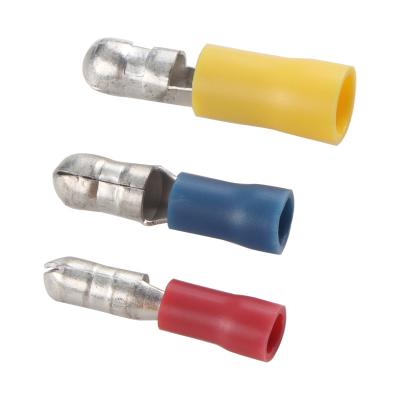 China PVC insulation sheath All copper inner core Female terminal bullet style Plug-in connector PVC insulated terminals Bullet type male terminal for sale