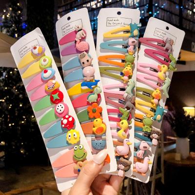 China Cute Baby Hairpins Hair Band Sets Elastic Band Hair Clips Kids Girls Hair Decoration 2021 New for sale