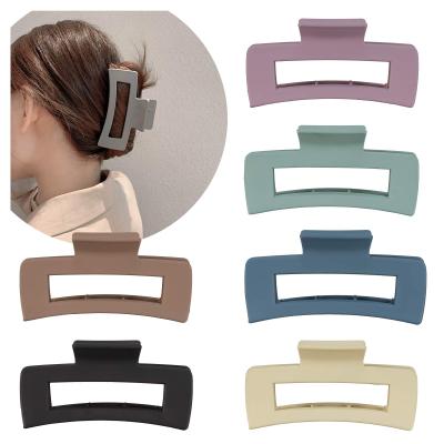 China Sandro New Korean Multifunctional Fashion CIA Fashion Women's Matt Square Hair Claw Acrylic Simple Hair Accessories Claw Hair Clip for sale