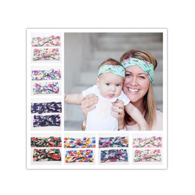 China Hair Decoration Sandro Fashion Elastic Hair Bands Baby Hair Bow Knot Head Band for sale