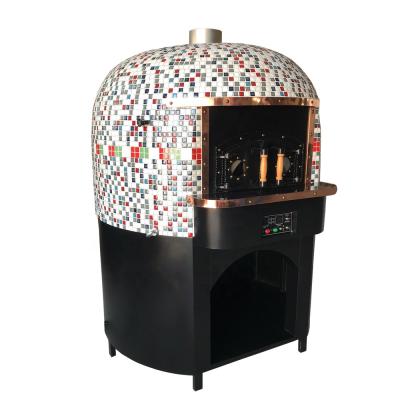 China Fashion Commercial Supplying Ceramic Brick Gas Pizza Oven With Cheapest Price On Sale for sale