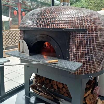 China Commercial Catering Combination Gas Wood Fire Pizza Oven Used In Bakery Or Restaurants Or Hotels for sale