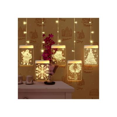 China LED+Photosynthetic Board USB Warm White Color Luxury Hanging LED Home Decorations Christmas Light Gifts For Women for sale