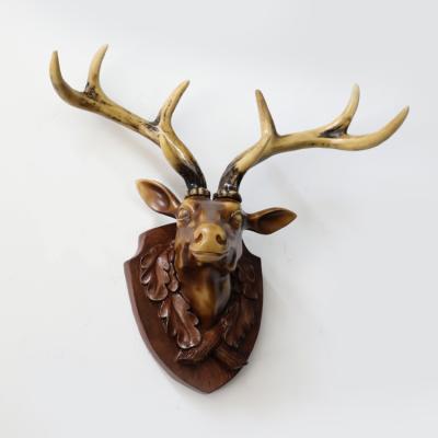 China Global Resin Wholesale Decor Wall Hanging 3d Home Decoration Home Sculpture Epoxy Resin Animal Christmas Crafts for sale