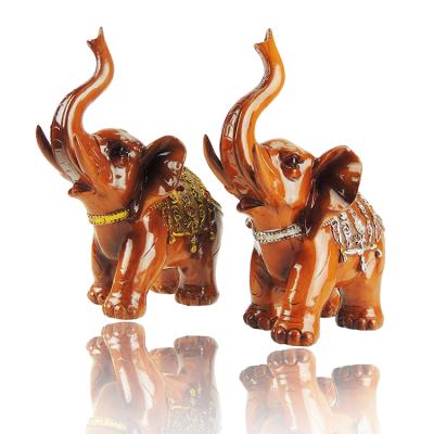 China Europe resin animal statue elephant figurines resin elephant home decorative sculpture for sale