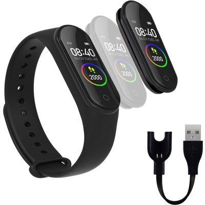 China Sports Step (3D Sensor) Smart Band M4 2020 Bracelets IP67 Smartbands Blood Pressure Fitness Tracker Waterproof Waterproof Music Monitor Bands for sale