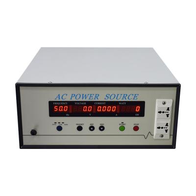 China AC Current 47-63hz Adjustable Source 1KVA Three Power Single Phase Frequency Converter 43*18*44cm for sale