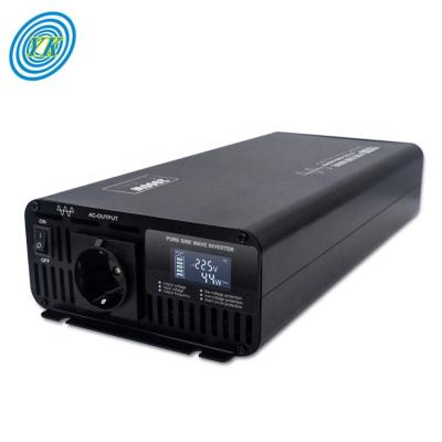 China 12v 24v 36v to 110v 220v 240v 2000w pure sine wave inverter with CE ROHS certificate 360x173x88mm for sale