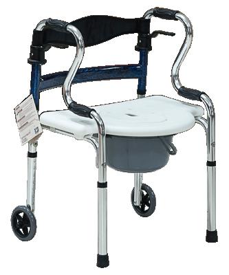 China Aluminum Folding Walker Aid Chair Shower Bath Bench Height Adjust With Soft Back Aluminum Commode Chair for sale