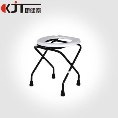 China Commode steel seat for the elderly and pregnant women's folding chair for the toilet and bedroom difficulty steel commode chair for sale