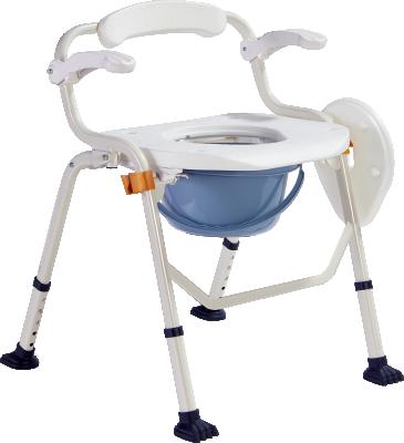 China Steel 3 in 1 Medical Equipment Steel Waist Seat Cover Adjustable SHOWER CHAIR Toilet Toilet Shower Commode Chair for sale