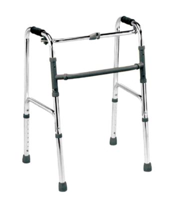 China Aluminum *walker FOLDING WALKER Folding Adult Lightweight For Disabled Used Hospital Adjustable Height Aluminum Walker for sale