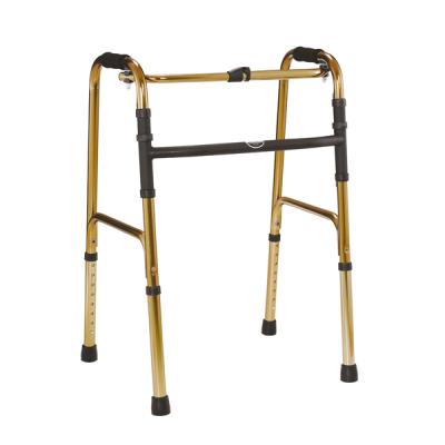 China Aluminum Adult Folding Home and Hospital Used Medical OEM FOLDING WALKER *walker Adjustable Height Aluminum Walker for sale