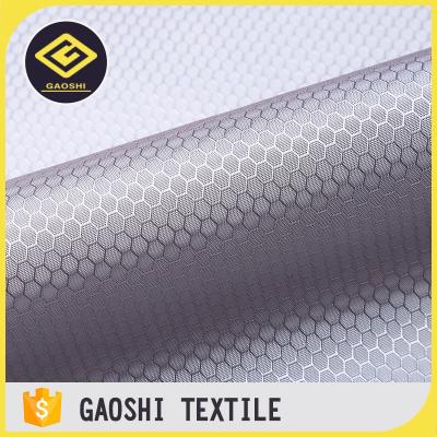 China Antistatic 300D PU/ULY backing polyester honeycomb ripstop oxford fabric for golf bag for sale