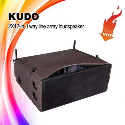 China 3 way line array KUDO line array, dual 3 way line array 12 inch speaker box for sale