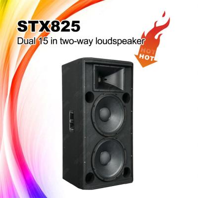 China STX825 2 15 inch speaker box, professional speaker, PA system STX825 for sale