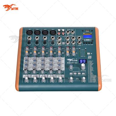 China Wholesale Mini Audio Mixer SMART-62 DJ Mixer 6 Channels Sound Mixer SMART62 for sale