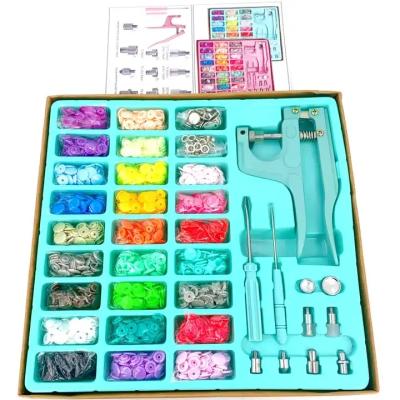 China Other Snaps with Snap Pliers, Plastic Snaps Button Tool, 40 Set Grommet No-Sew Buttons Tool Kit for Clothes Wallets for sale