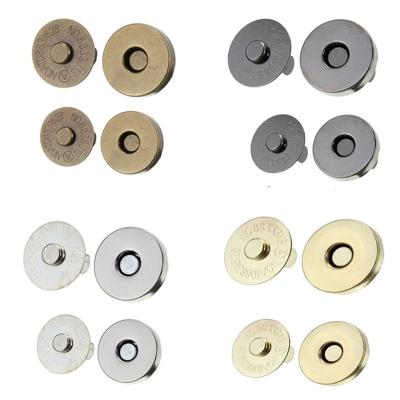 China Viable Magnetic Buttons Pinch Snap Clasps For No-Craft Sewing Purses Bags Clothes Magnetic Buttons Wholesale for sale