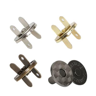 China Viable Ultrathin Magnetic Buttons Snap Clasps For No-Craft Sewing Purses Bags Clothes Magnetic Buttons Wholesale for sale