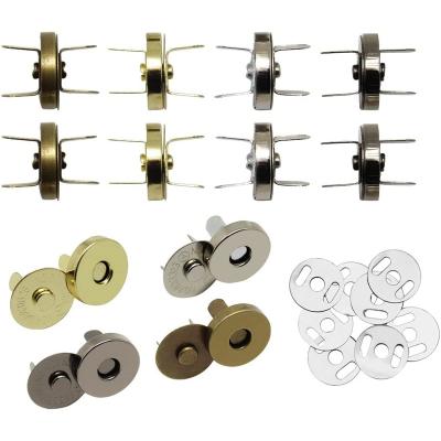 China 40 Sets Workable Magnetic Button Clasp Snaps Fastener Clasp DIY Craft Sewing Buttons Knitting Buttons Sets For Sewing, Craft, Bags for sale