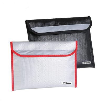 China Wholesale Custom Fire Retardant Waterproof Security Money Document Bag for sale