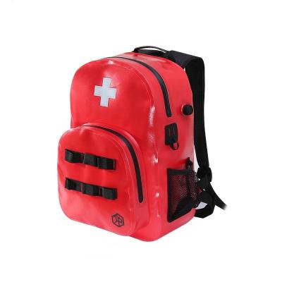 China Custom Waterproof TPU Waterproof First Aid Kit Airtight Backpack For Travel for sale