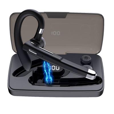 China 2021 Hot Selling Bone Conductivity Single Earhook Earbuds Radio With Mic Car Headset With Noise Cancellation Business Ear Hook for sale